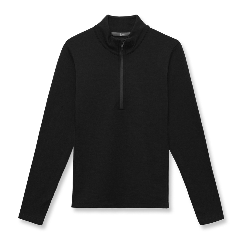 ibex Women's Shak 1/4 Zip Black