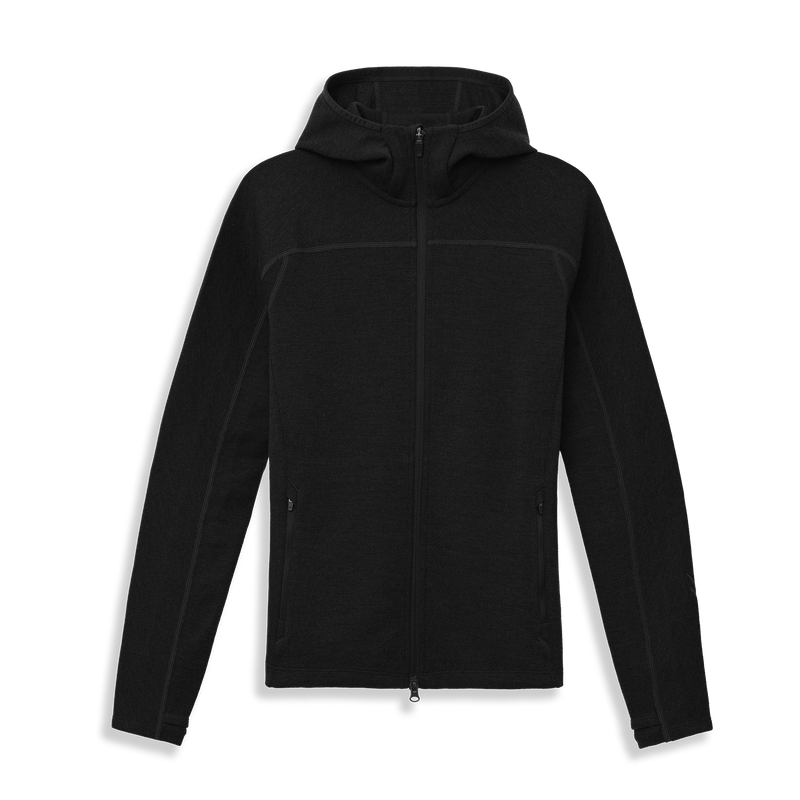 ibex Women's Shak Hoodoo Hoodie Black