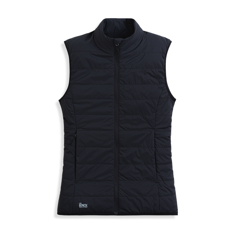 ibex Women's Wool Aire Vest Black