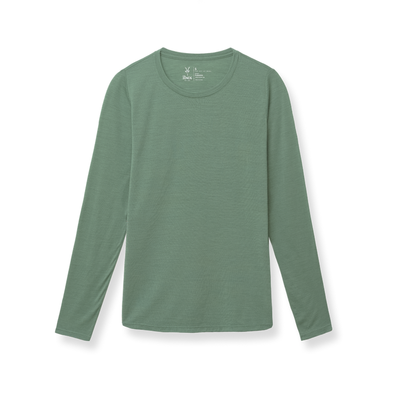 Ibex Women's Paradox Long Sleeve Tee Escalante Heather