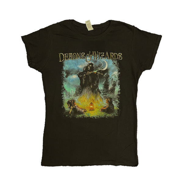 iced earth DEMONS & WIZARDS The Fiddler 2019 World Tour Ladies T-Shirt