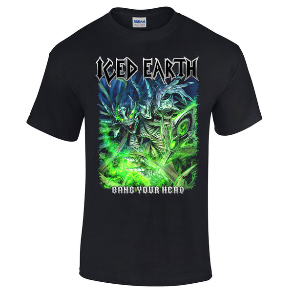Iced Earth ICED EARTH Bang Your Head T-Shirt - Black