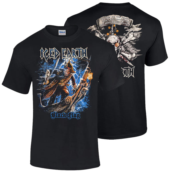 iced earth ICED EARTH Black Flag T-Shirt