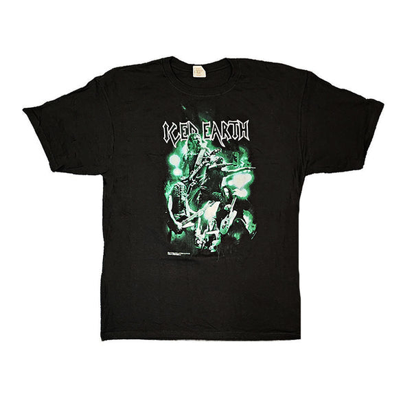 iced earth ICED EARTH Green Band Photo T-Shirt