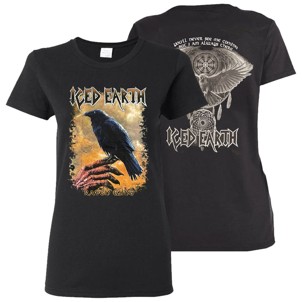 iced earth ICED EARTH Raven Wing Ladies T-Shirt