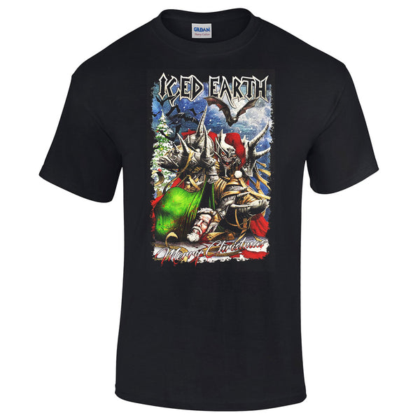 Iced Earth ICED EARTH Santa Claws T-Shirt - Black