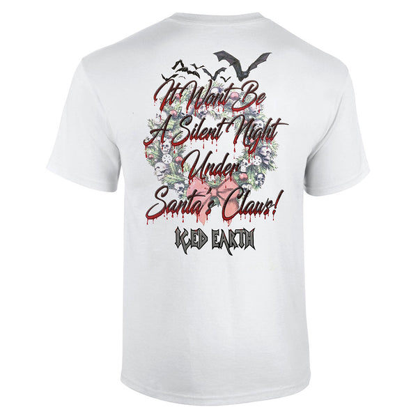 Iced Earth ICED EARTH Santa Claws T-Shirt - White