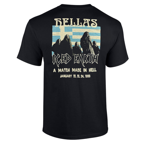 Iced Earth ICED EARTH Match Made In Hell 1999 T-Shirt