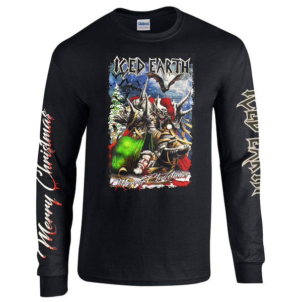 Iced Earth ICED EARTH Santa Claws Long Sleeve - Black