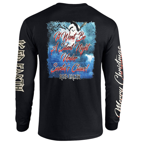 Iced Earth ICED EARTH Santa Claws Long Sleeve - Black