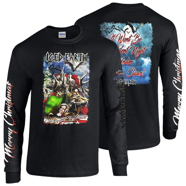 iced earth ICED EARTH Santa Claws Long Sleeve - Black