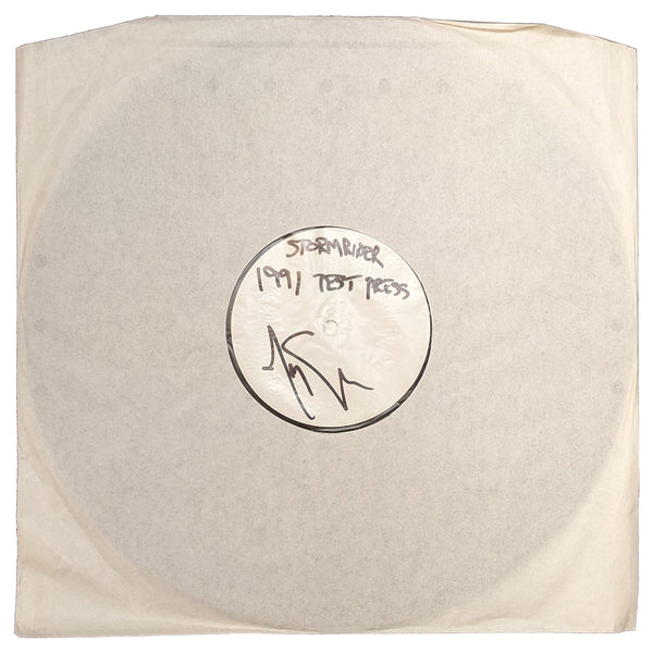 iced earth Stormrider Signed Test Press LP