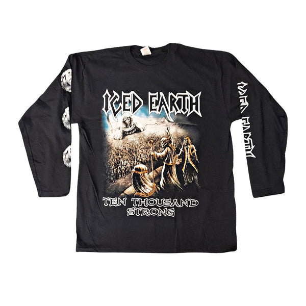 iced earth ICED EARTH Ten Thousand Strong Long Sleeve Shirt