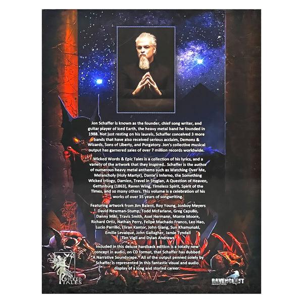 Iced Earth ICED EARTH Wicked Words & Epic Tales Book - Jim Balent Cover
