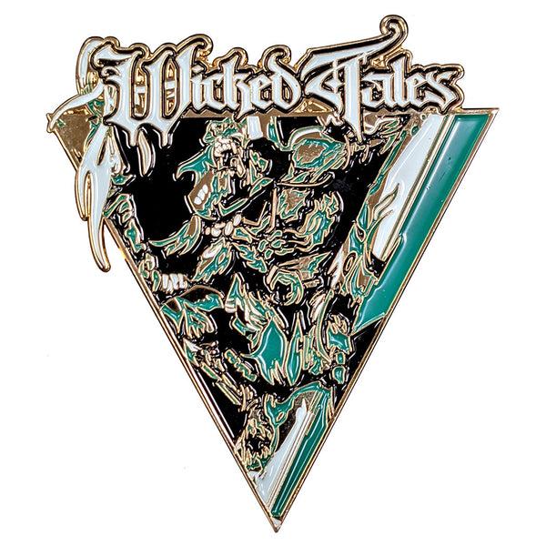 iced earth ICED EARTH Wicked Words & Epic Tales Triangle Pin