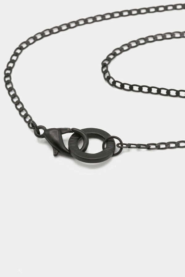 Icon Brand Icon Brand Black Flat Out Chain Necklace