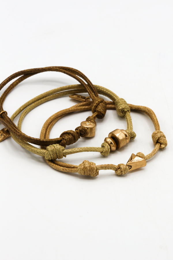 Icon Brand Icon Brand Brown Military Precision Bracelet 3 Pack