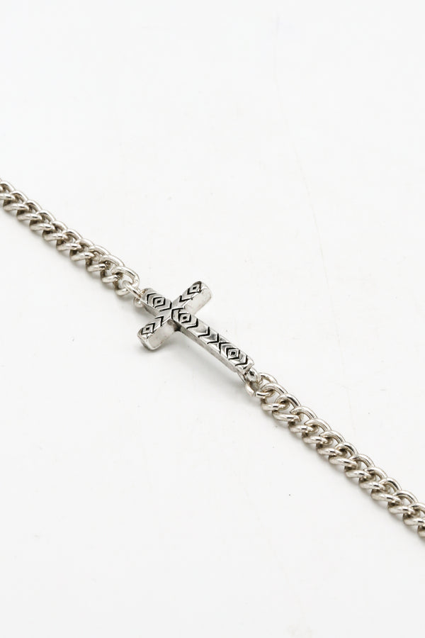 Icon Brand Icon Brand Brutalist Cross Chain Bracelet