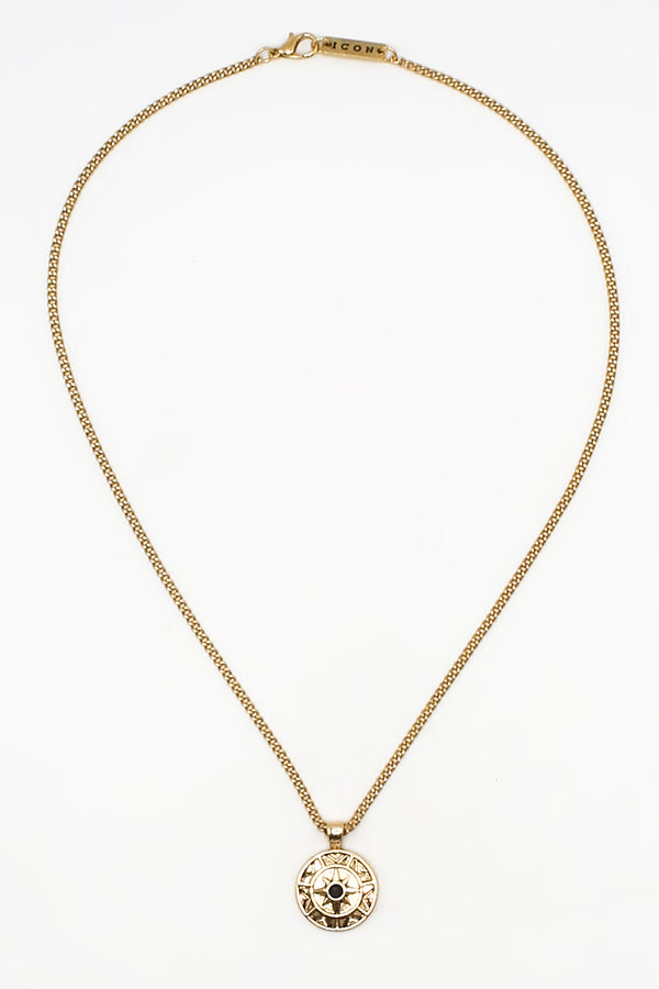 icon brand Icon Brand Gold Collective Conscience Star and Stone necklace