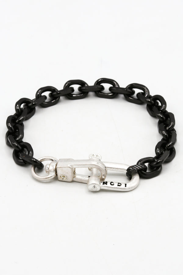 Icon Brand Icon Brand Gunmetal Military Precision Industrial Chain Bracelet