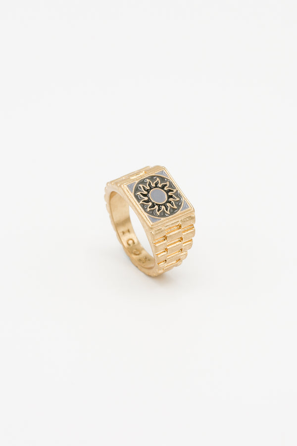Icon Brand Icon Brand Calypso Enamel Signet Ring