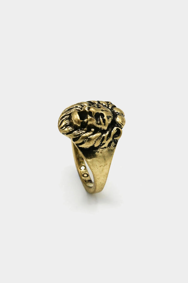 Icon Brand Icon Brand Gold Lion Head Signet