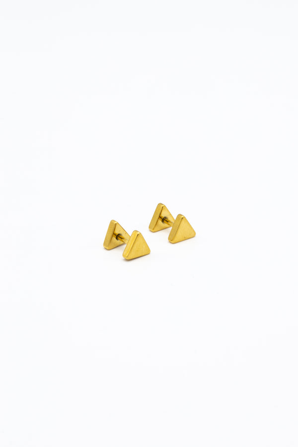 icon brand Icon Brand Gold Triangle Studs
