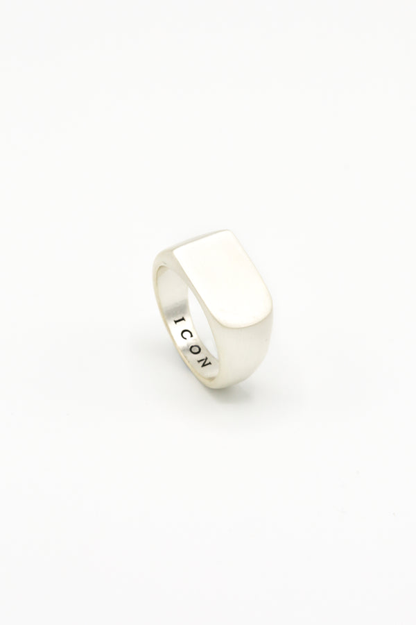Icon Brand Icon Brand Silver Asymmetric Ring