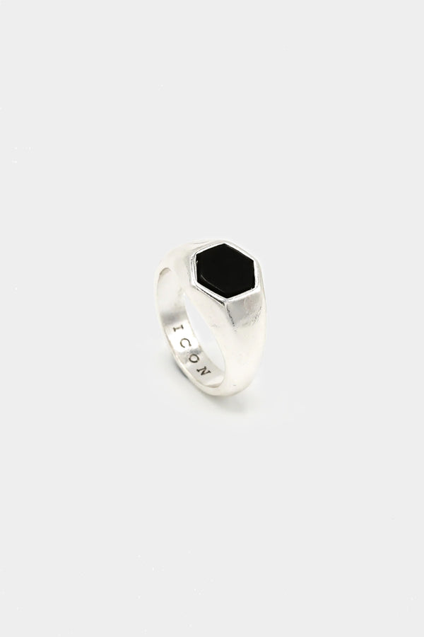 Icon Brand Icon Brand Silver Syndicate Stone Ring