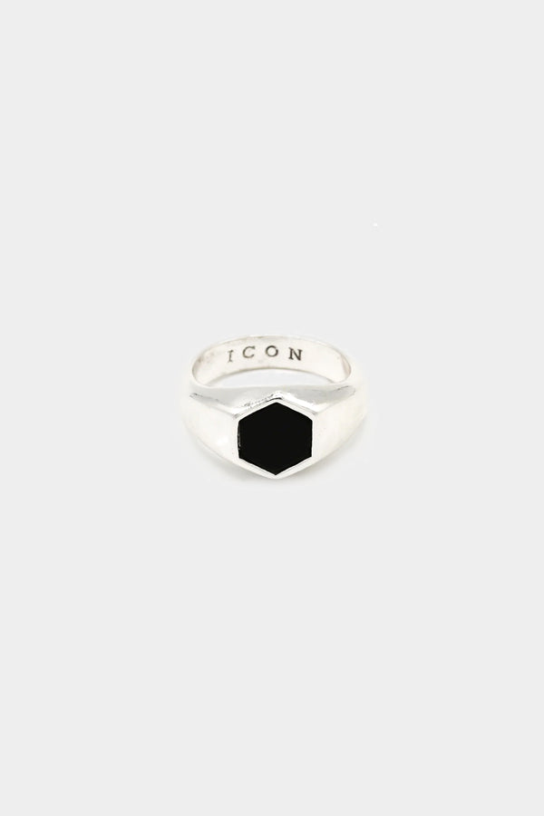 icon brand Icon Brand Silver Syndicate Stone Ring