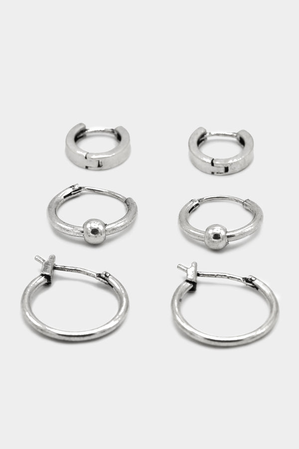 icon brand Icon Brand Silver Trifector Hoop set