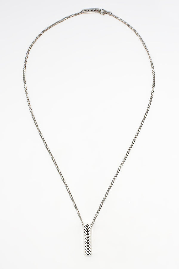 icon brand Icon Brand Silver Collective Conscience Bar Pendant necklace