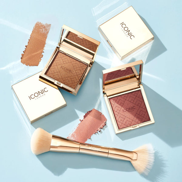 Iconic London Cheek Glow Duo Brush