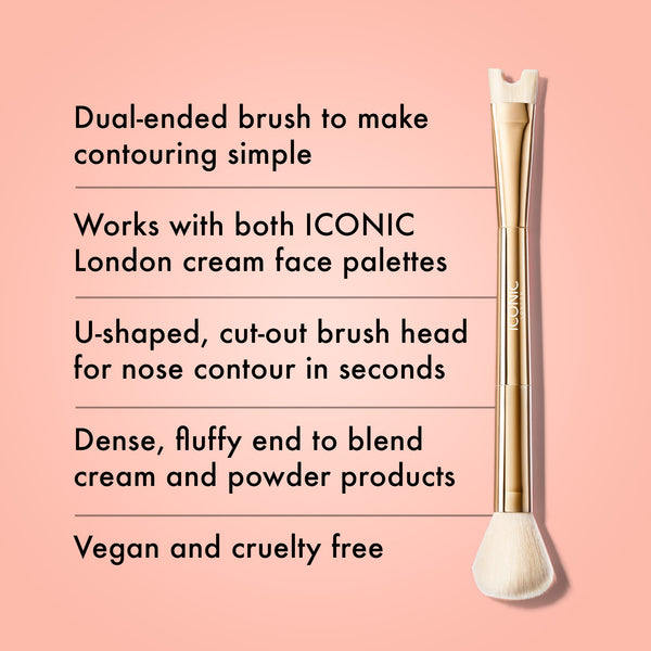 Iconic London Precision Duo Contour Brush