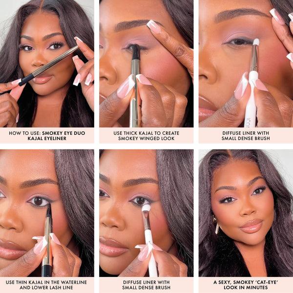 Iconic London Smokey Eye Duo Kajal Eyeliner