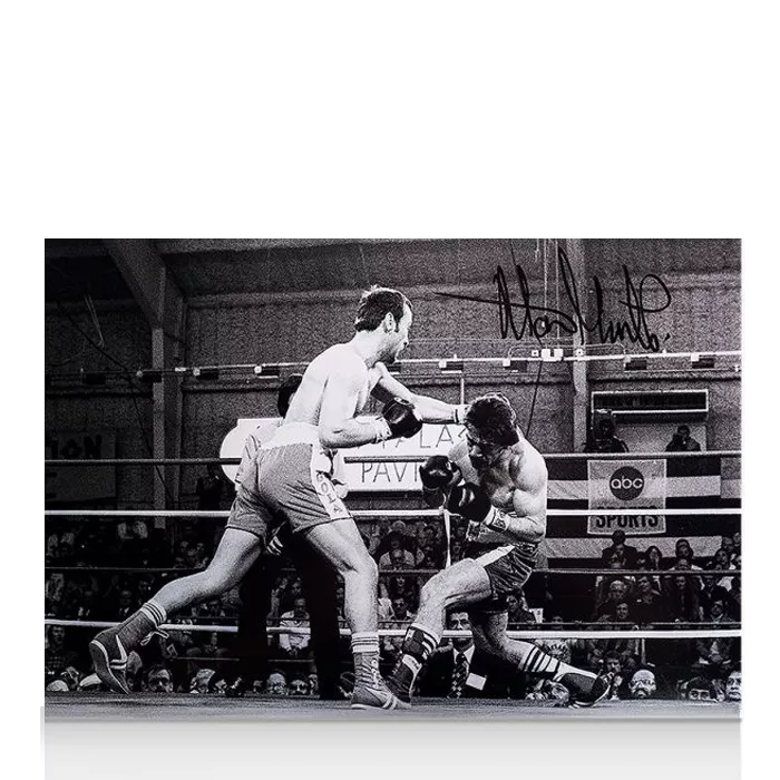 Icons Alan Minter Signed Photo In Premium Photo Frame