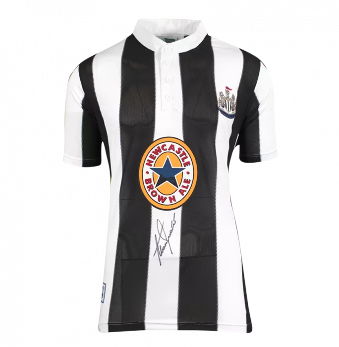Icons Alan Shearer Front Signed Newcastle 1996-97 Home Shirt In Classic Frame