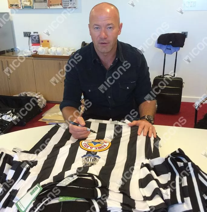 Icons Alan Shearer Signed Newcastle United 1997-99 Shirt In Hero Frame: Option 1