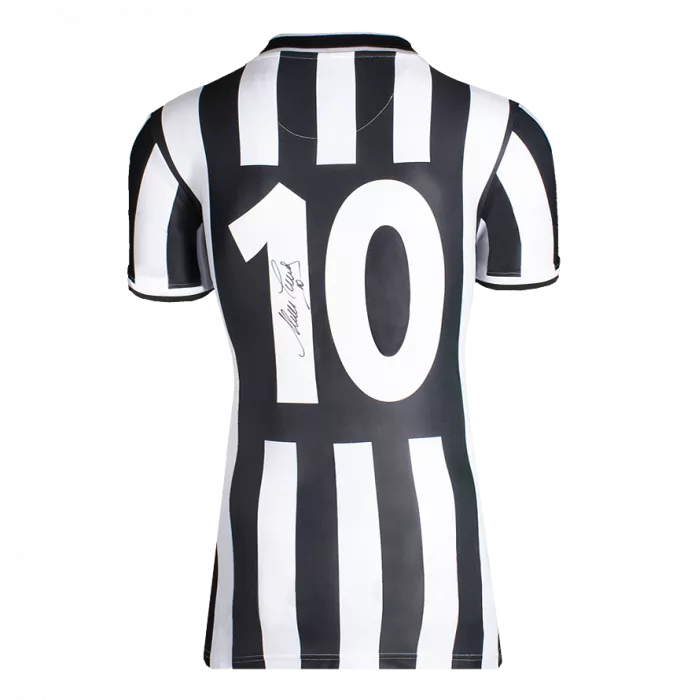 Icons Alessandro Del Piero Back Signed Juventus 1994-95 Home Shirt With Fan Style Numbers In Deluxe Packaging