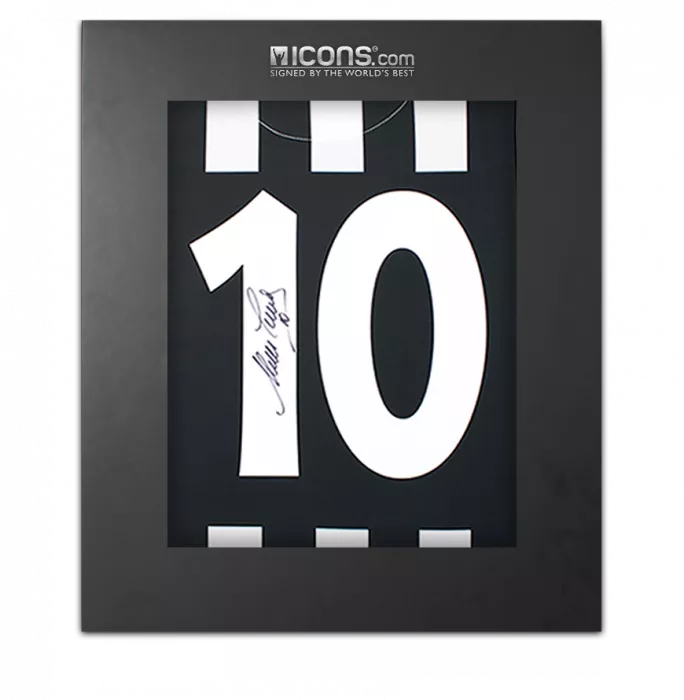 icons Alessandro Del Piero Back Signed Juventus 1994-95 Home Shirt With Fan Style Numbers In Deluxe Packaging