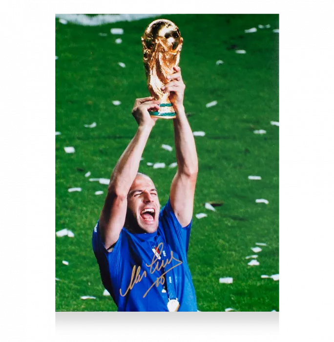 Icons Alessandro Del Piero Signed Italy Photo: 2006 FIFA World Cup Winner – Number 10 Signature Edition