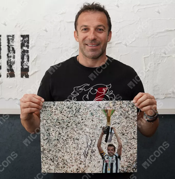 Icons Alessandro Del Piero Signed Juventus Photo: Scudetto Winner