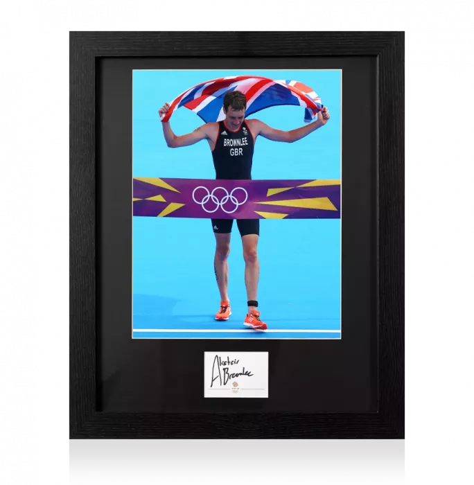 icons Alistair Brownlee Signed Team GB Card and Photo Frame: Option 1