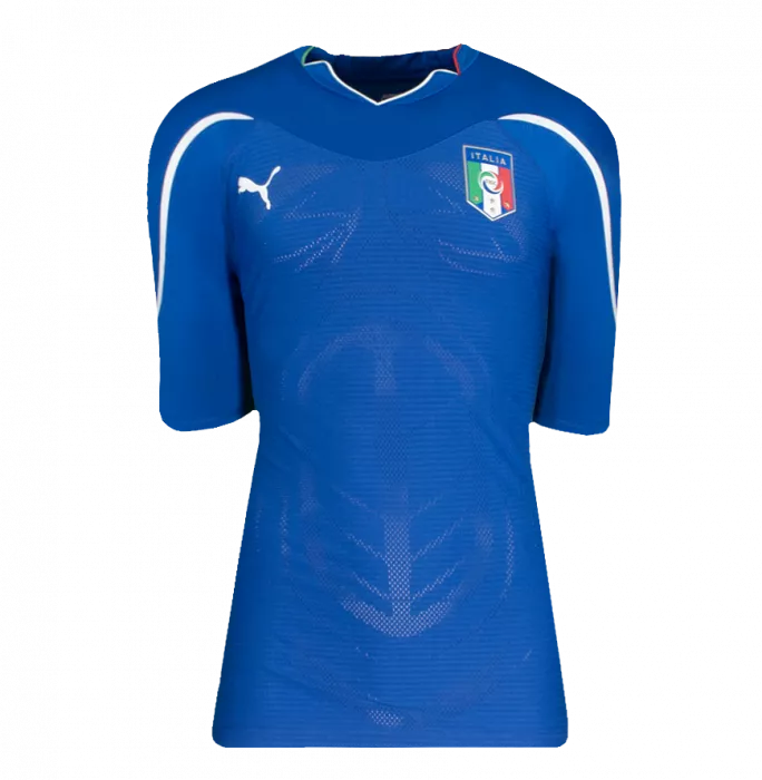 Icons Andrea Pirlo Back Signed Italy 2010 Home Shirt In Classic Frame
