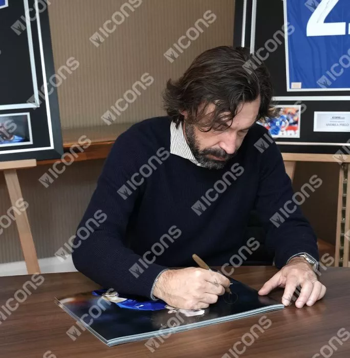 Icons Andrea Pirlo Official 2006 FIFA World Cup™ Signed Italy Photo: FIFA World Cup Winner