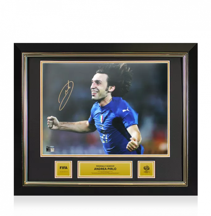 icons Andrea Pirlo Official 2006 FIFA World Cup™ Signed Italy Photo: FIFA World Cup Winner