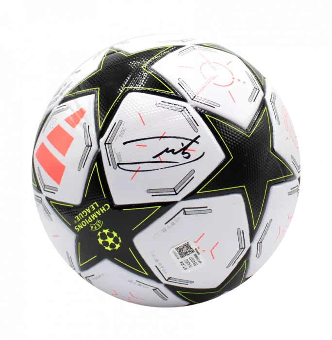 Icons Andrea Pirlo Official UEFA Champions League Signed Football In Acrylic Case