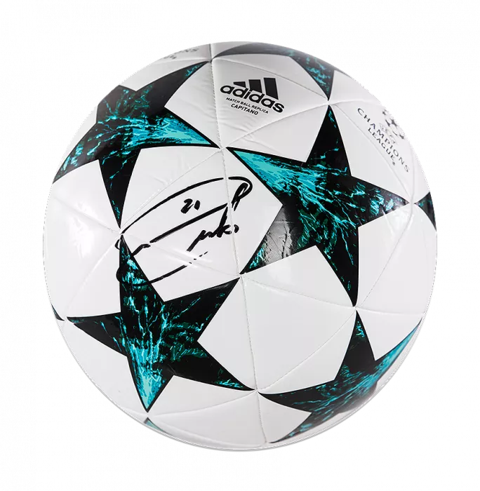 Icons Andrea Pirlo Signed 2017-18 UEFA Champions League Football