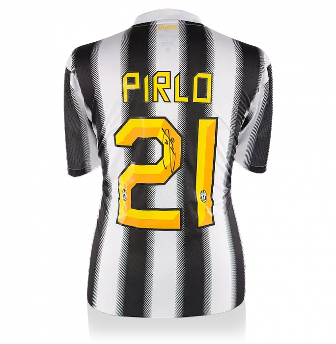 icons Andrea Pirlo Signed Juventus 2011-12 Home Shirt