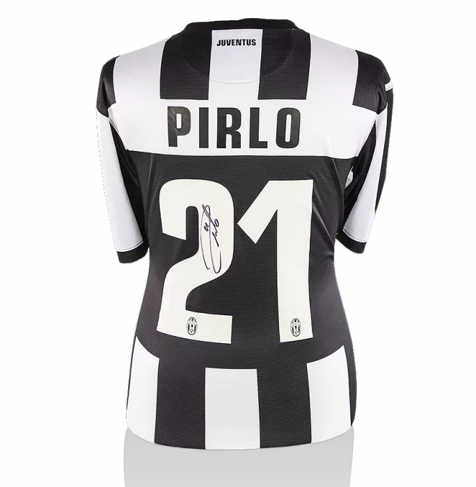 Icons Andrea Pirlo Signed Juventus 2012-13 Home Shirt